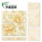 佛山瓷砖 300*600卫生间瓷片 内墙砖 米黄花朵不透水釉面砖